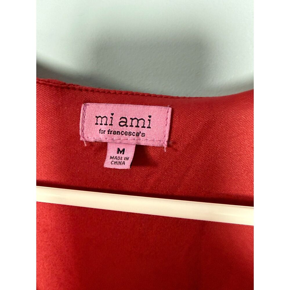 Vibrant red romper from Mi Ami for Francesca’s